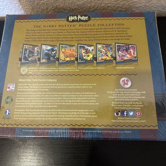 NEW Harry Potter Hogwarts - 500 Pieces Jigsaw Puzzle - New York Puzzle Company - Picture 4 of 6